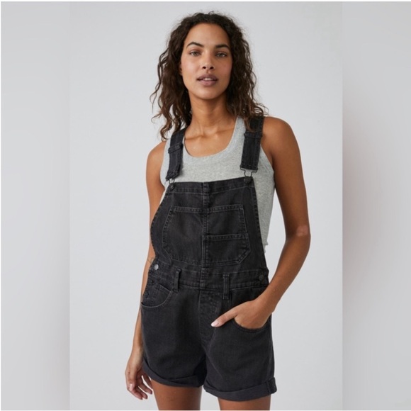 Free People Pants - Free people We The Free Ziggy Shortalls size XS denim short overalls